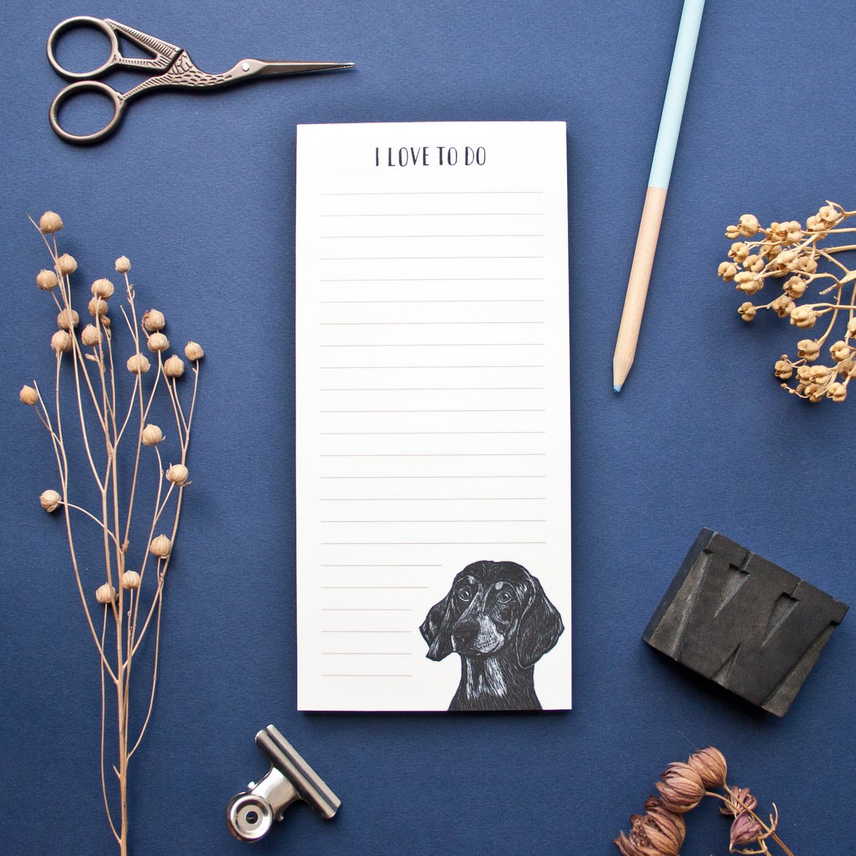 Notepad | dachshund