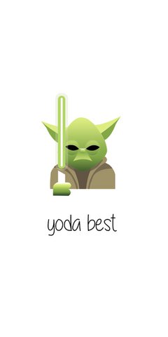 Metalen magneet Yoda best 10x5 cm