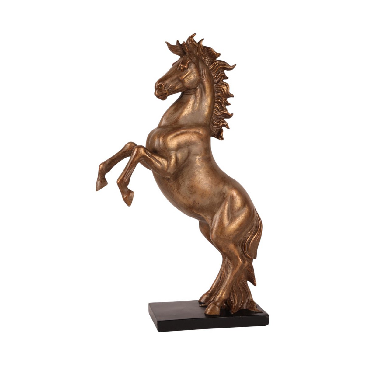 Pferdeskulptur 43,5 cm – Bronze – Harz