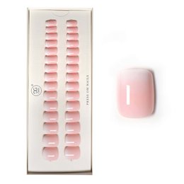 Gel X Soft Gel Press On corto Baby Boom rosa morbido (S52)