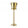 Sektkühler Capri mit Ständer in gold H 83 cm
