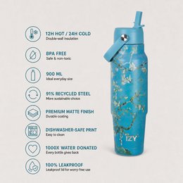 Travel Bottle 900ML - Almond Blossom