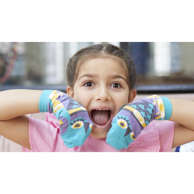 Chaussette enfant marionnette chaussette sorcière