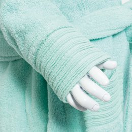Baby Bathrobe  98/110, 340  gr/m² Light Pink