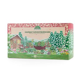 Saatgut-Adventskalender mit Türchen