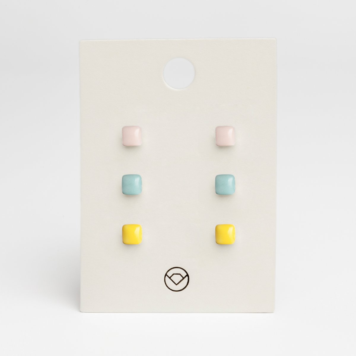 Zartrosa• Himmelblau • Zitronengelb