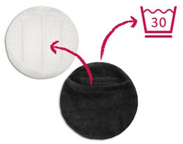Bio-Körnerkissen mikrowellengeeignet, aus 100% Naturmaterialien, Wärmekissen für den Bauch, Panda