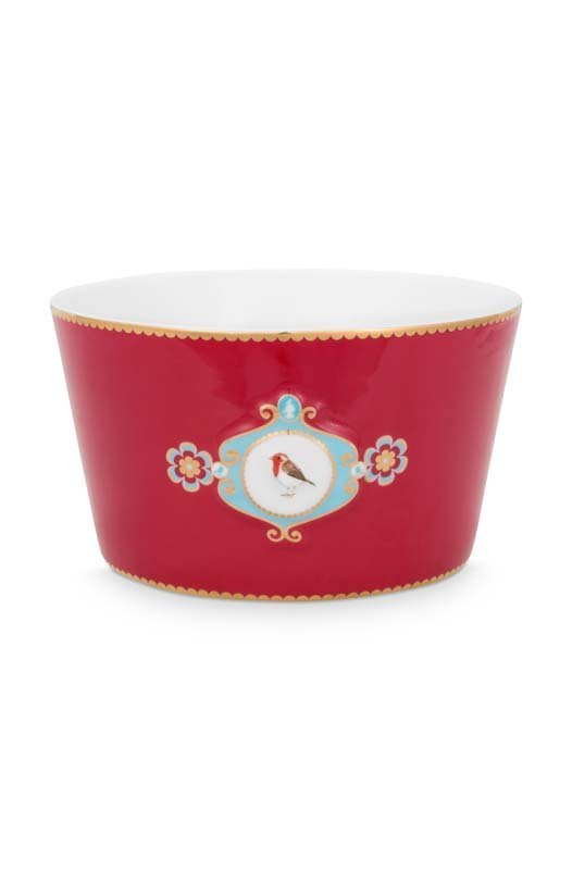 Bowl Love Birds Medallion Red 15cm
