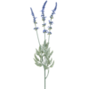 Künstlicher Zweig Lavendel 66 cm blau