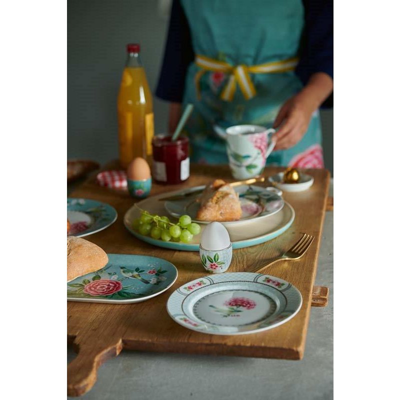 Plate Blushing Birds White 17cm