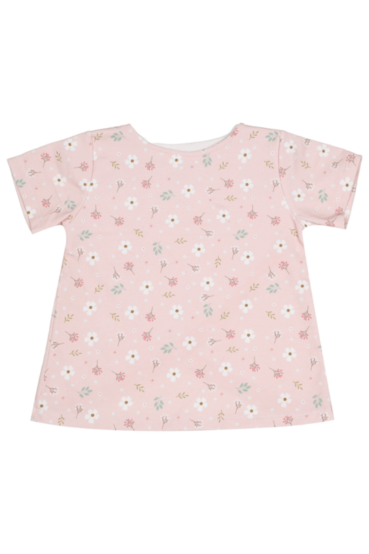Blusa de verano ARACELI - FLOR ROSA