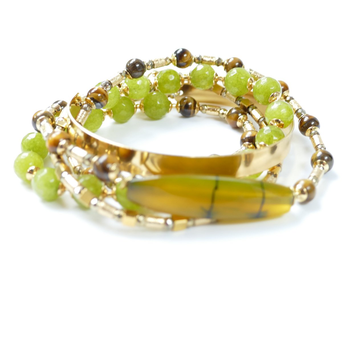 Sarah Wrap Bracciale Stone