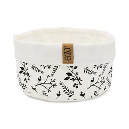 SIZO Washable Paper Bag Flower White with waterproof biodegradable liner