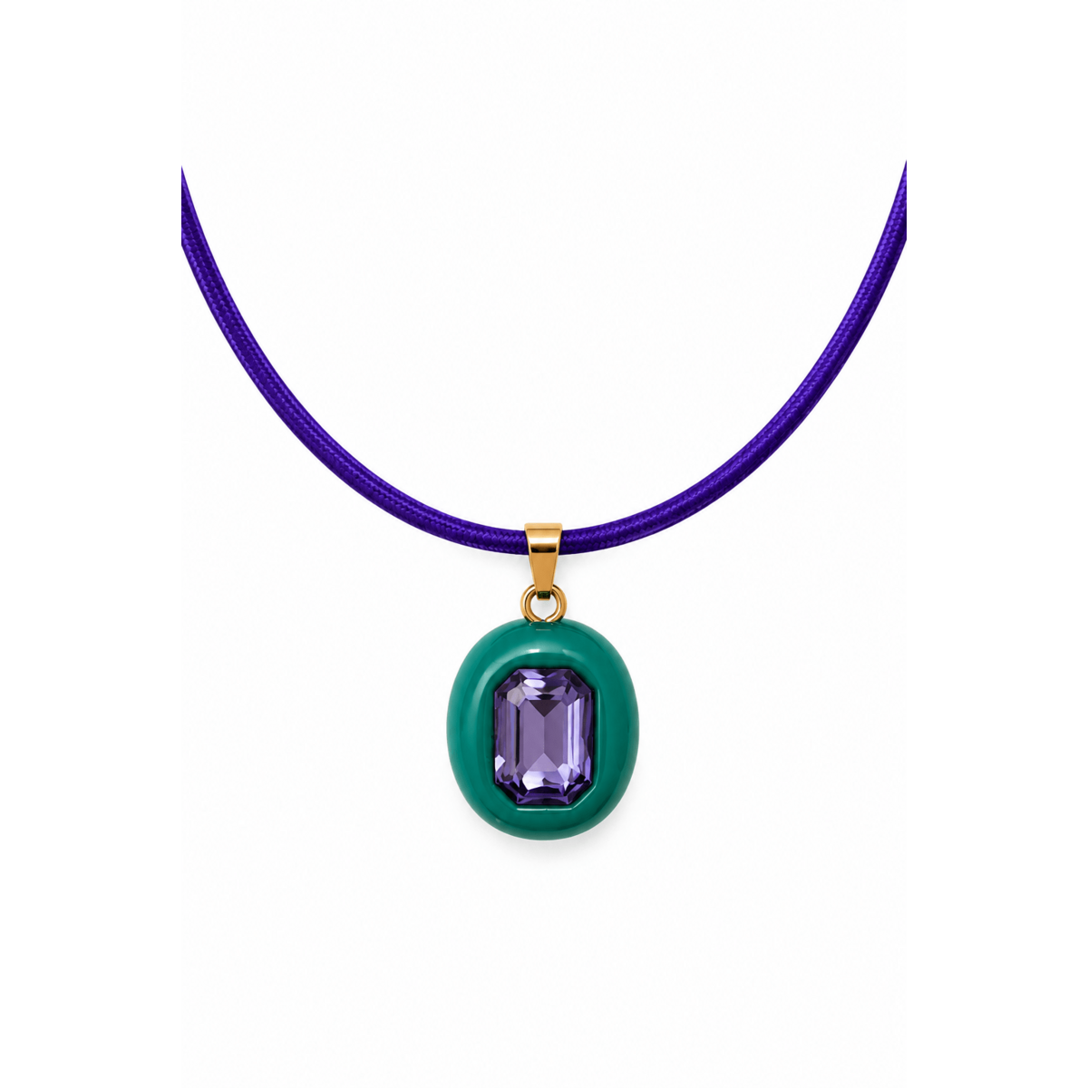 Imperfectly Precious Magnetic Choker -Swarovski Crystal