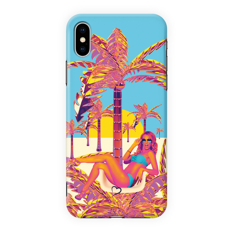 Gyldent palme Miljøvenligt iPhone cover