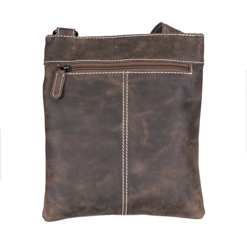Leder Crossbody Bag - Umhängetasche in 3 verschiedenen Farben Leder