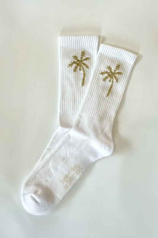 PALMITA - hvid/guld