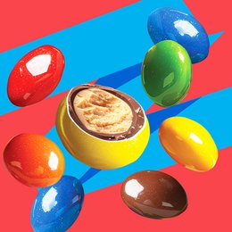 Peanut Butter Dragee – Colored Sugar and Milk Chocolate Coated Peanut Butter Dragee