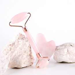 Rose Quartz Roller and Gua Sha Duo