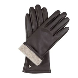 LIZ - Haarschaf Lederhandschuhe mit Kaschmir - Wolle Fütterung - Touchscreenfunktion
