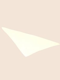 Foulard triangle uni 100% laine mérinos