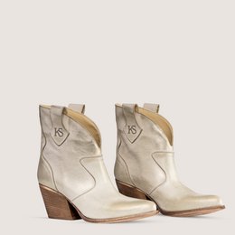 Velvet Mirage Halo Texan Ankle Boots