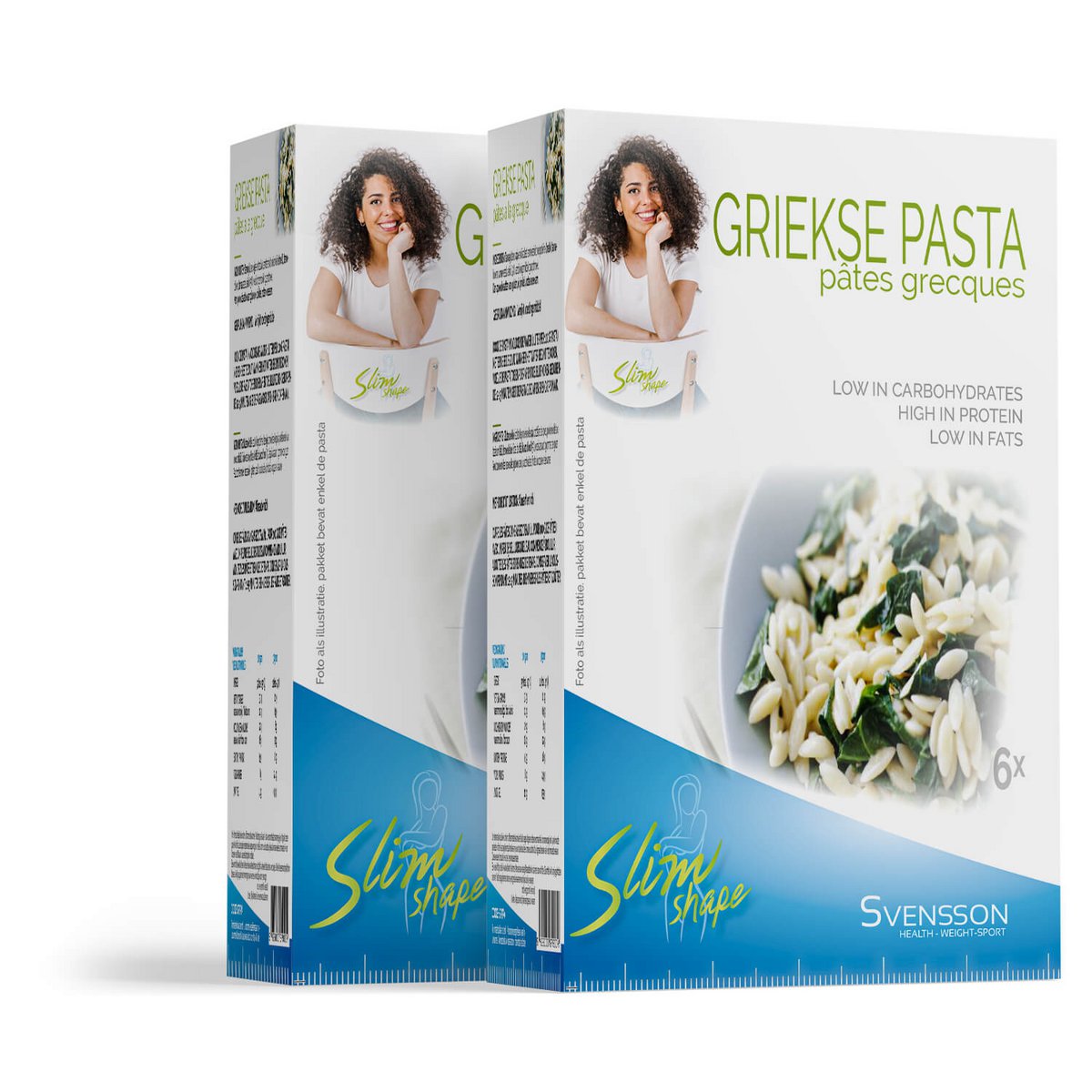 Græsk pasta - Low -carbohydratboks 6 + 1 del gratis