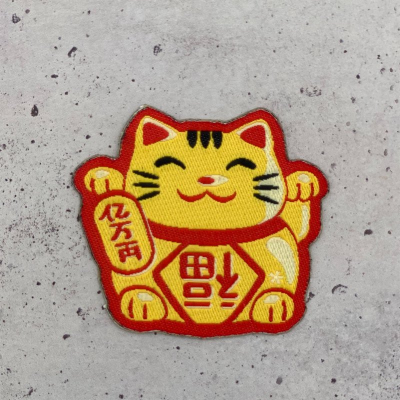 klistermærke-patch maneki neko