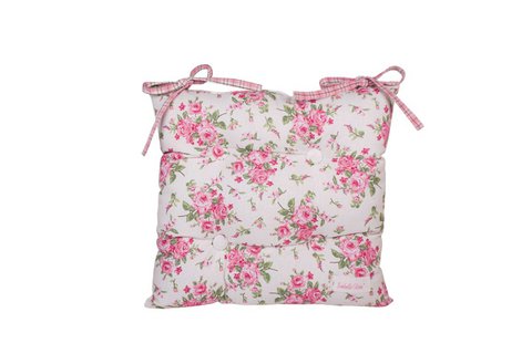 Chair cushion with buttons Bella 40x40 cm Isabelle Rose
