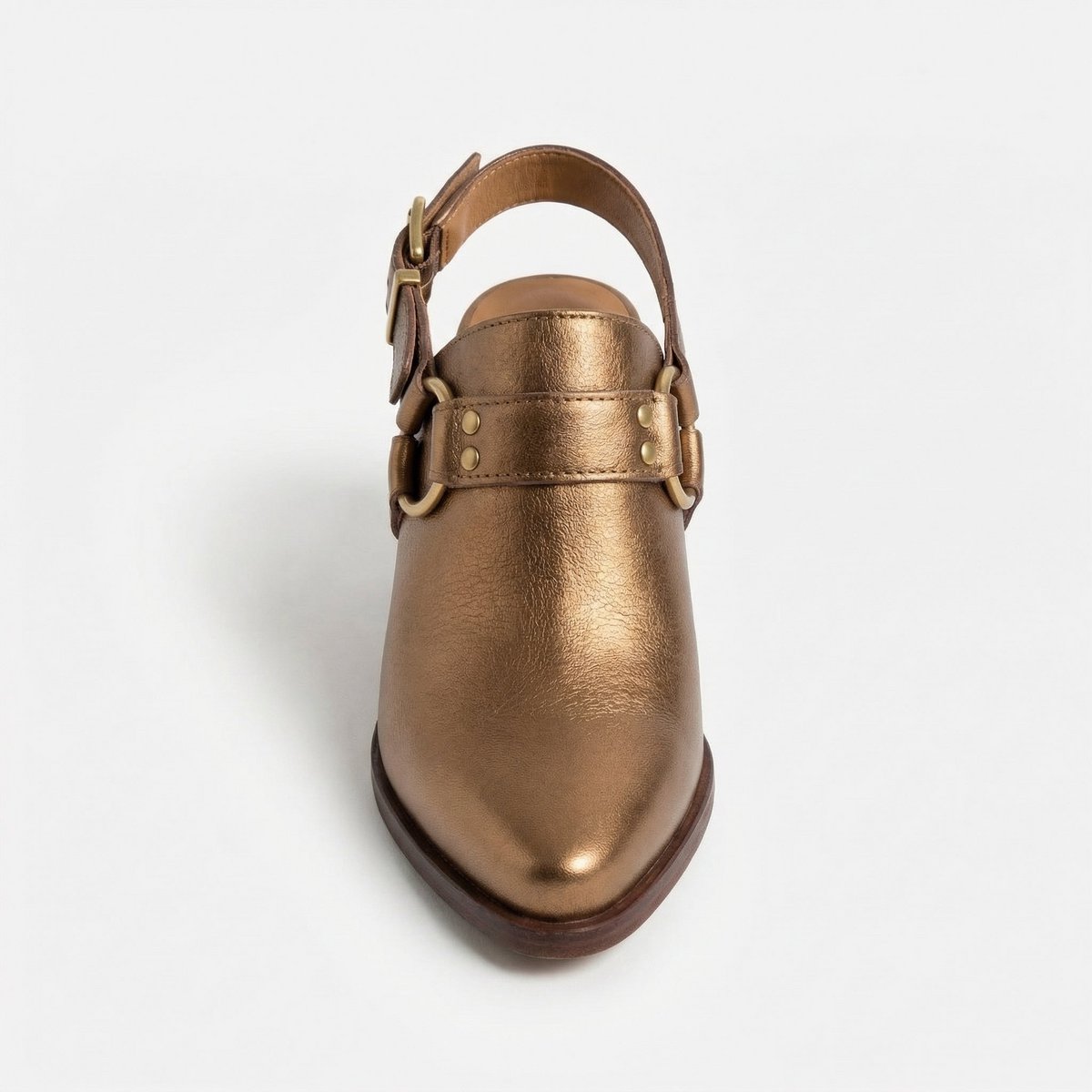 Deva Gold Mules