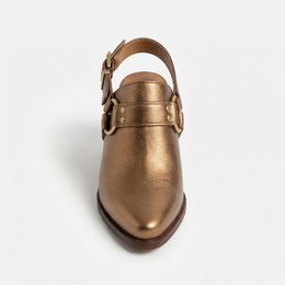 Deva Gold Mules