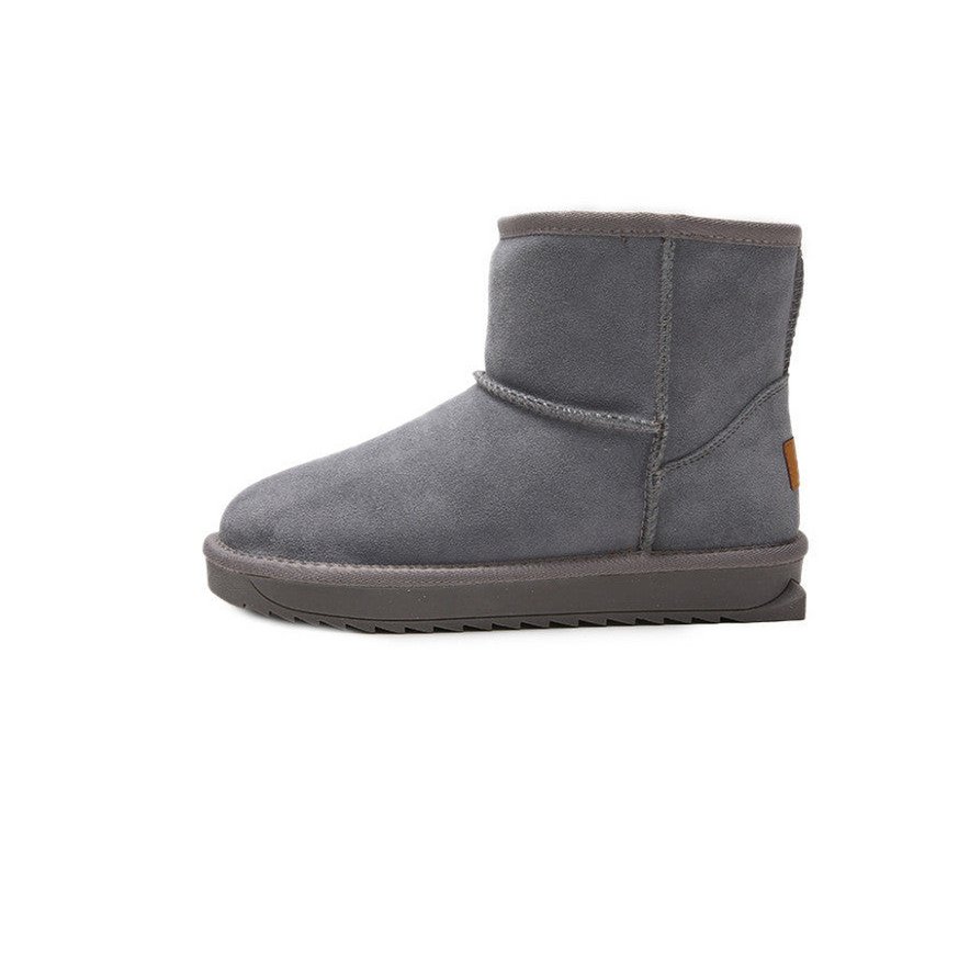 Nowe buty średniej wielkości z płaską podeszwą, pluszowe śniegowce dla kobiet