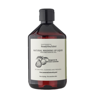Natural Washing up Liquid - Bergamot & Grosso Lavender