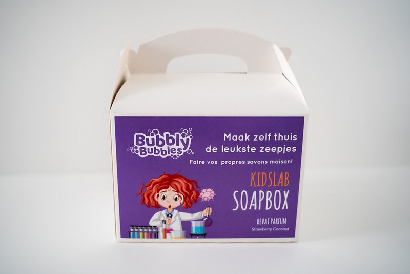 BubblyBubbles® - KidsLab Sæbekasse - Startsæt komplet