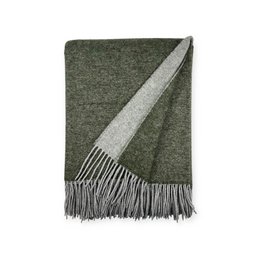 2 -seitige Plaids - 80% Merinowolle - extra weiche - lebendige Farben
