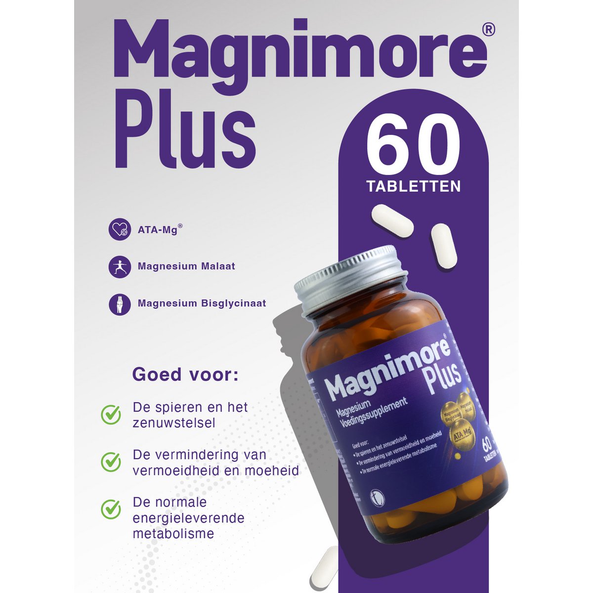 Magnimore Plus 60 | Magnesium Supplement