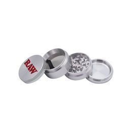 Grinder en aluminium de 4 compartiments