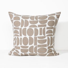 Mushroom Pop - Fabric Cushion - 55 X 55