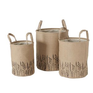 Mandenset Jute 3-delig