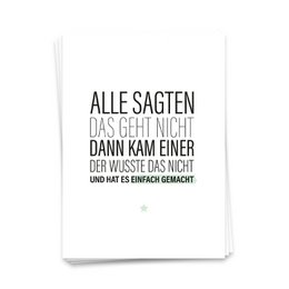 Alle sagde, at det ikke fungerer - postkort 10 sæt