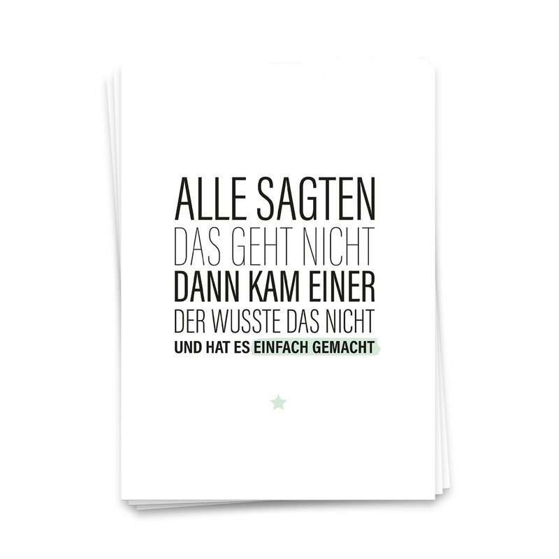 Alle sagde, at det ikke fungerer - postkort 10 sæt