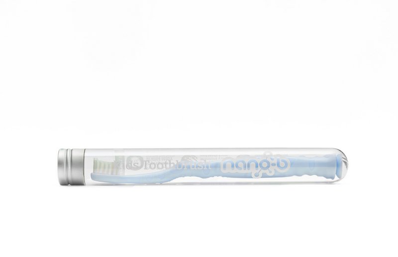Nano-b kindertandenborstel blauw