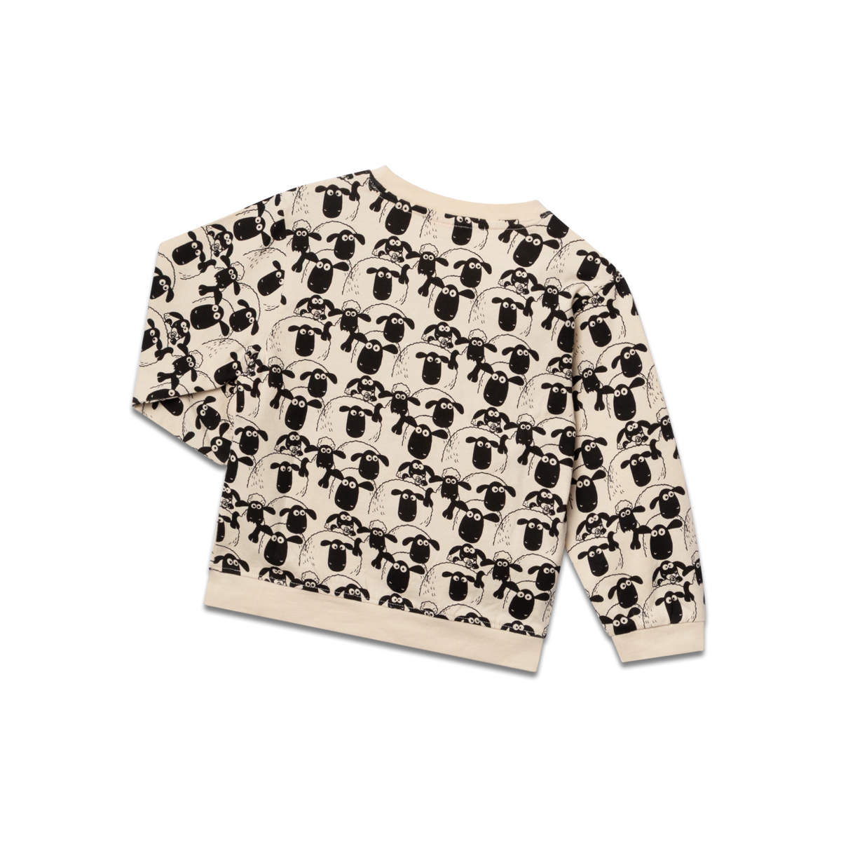 koaa – Shaun das Schaf “Schafherde” – Longsleeve beige
