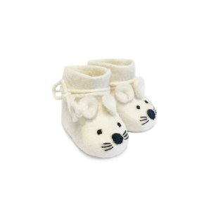 Baby shoe mouse white