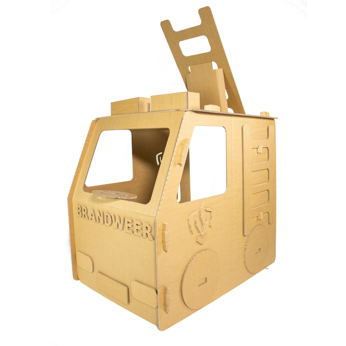 Camion de pompier en carton