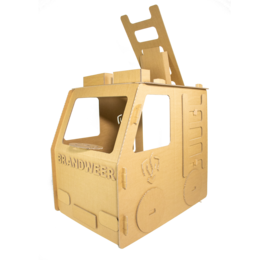 Camion de pompier en carton