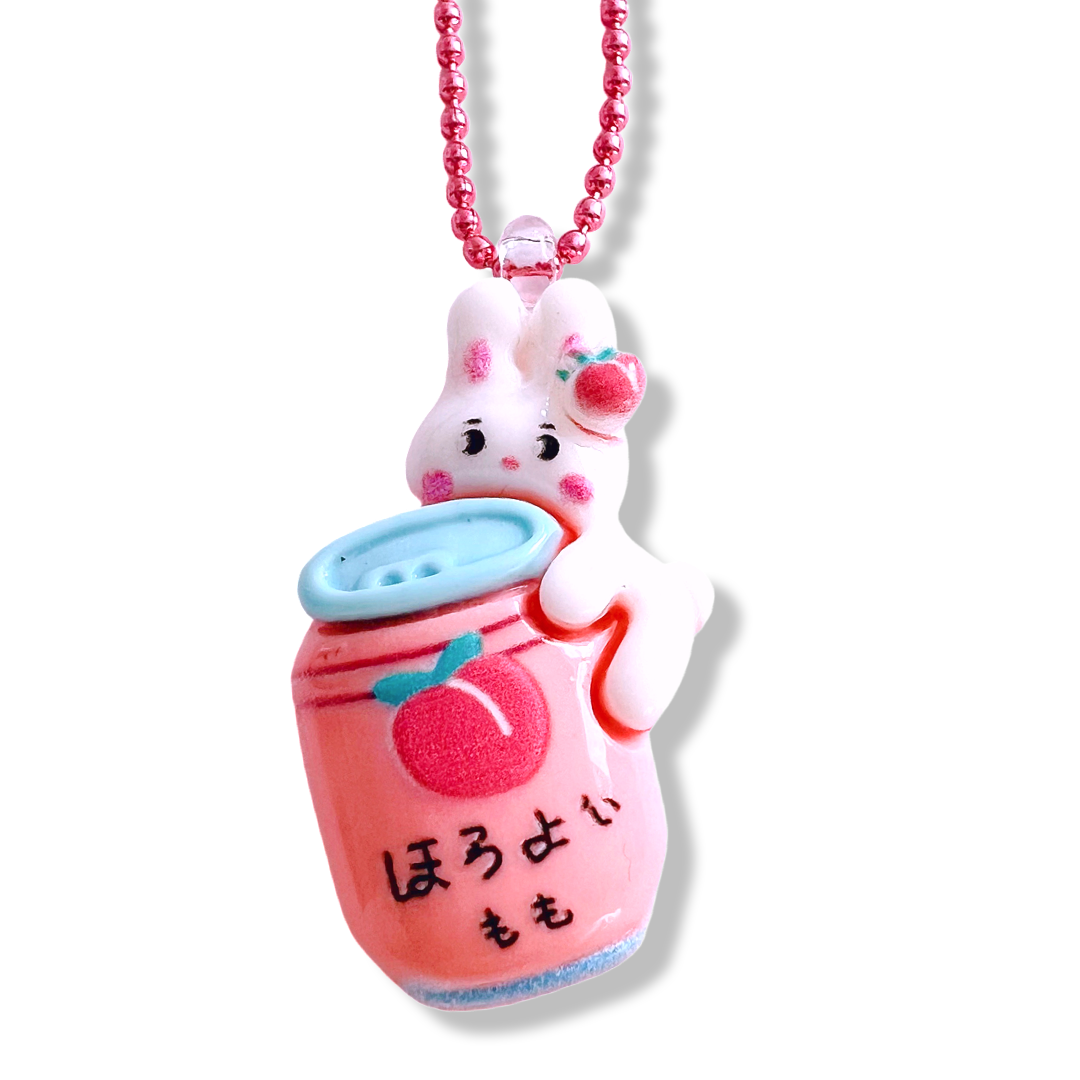 Pop Cutie Peach Juice Bunny kinderketting