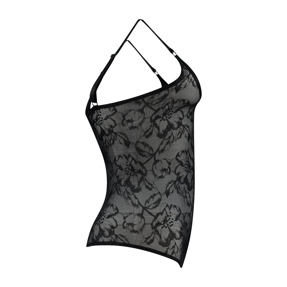Lacy Open Bust Bodysuit