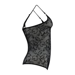 Lacy Open Bust Bodysuit