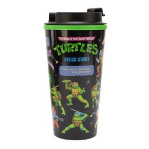 Ninja Turtles TMNT Kaffeebecher, Isolierter Kaffeebecher Design, 450 ml, Offizielles Merch